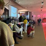 Graciela Figueroa coordinando en el Congreso